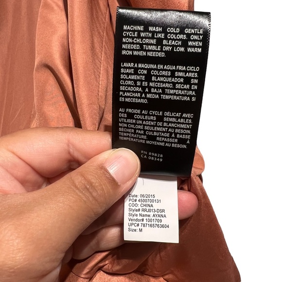 Robert Rodriguez peach faux suede moto jacket size medium - Picture 11 of 14